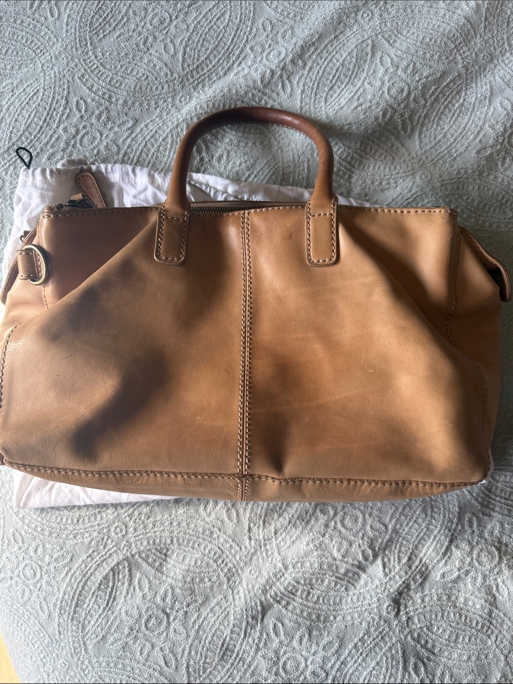 Liebeskind Caramel Brown Leather Handbag - Picture 3 of 9